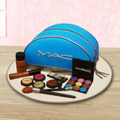 Mac makeup kit theme cake