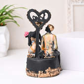 Front View of Madly In Love Couple Figurine