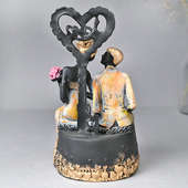 Front View of Madly In Love Couple Figurine