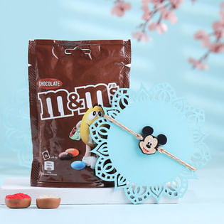 Magic Mickey Mouse Rakhi With Chocolates