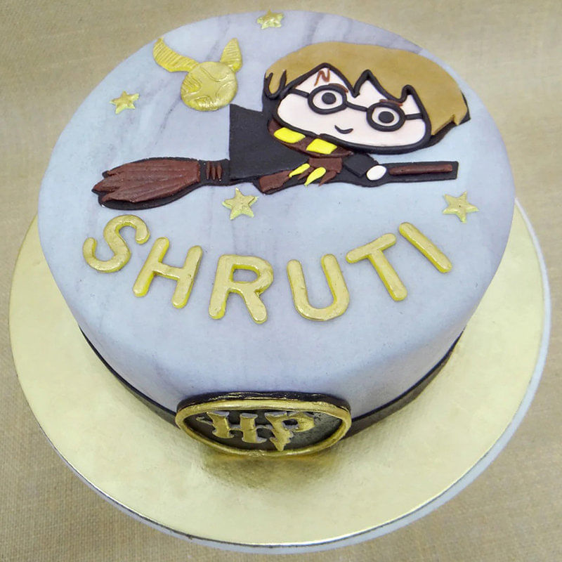 Magical Harry Potter Fondant Cake, Kids Birthday Cake