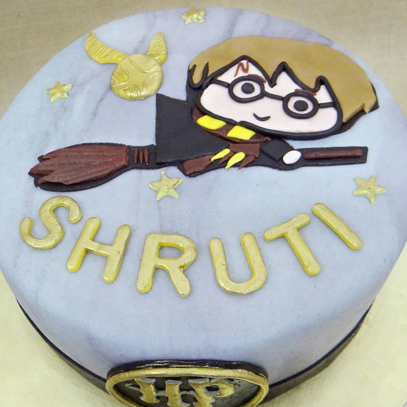 Magical Harry Potter Fondant Cake