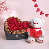 Magical Moments Of Roses With Teddy