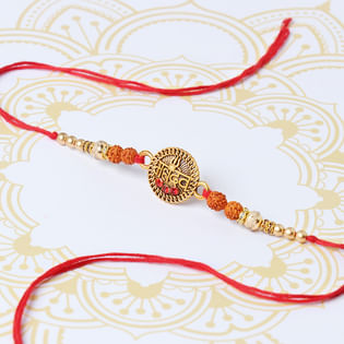Send Mahadev Rudraksha Rakhi Online in India - Divine Rakhi 