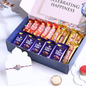 Majestic Ganesha Rakhi N Choco Bliss Hamper
