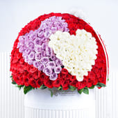 Majestic Triad Of Love Roses