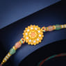 Mandala radiance fancy rakhi with artistic design
