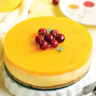 Golden Mango Cheesecake