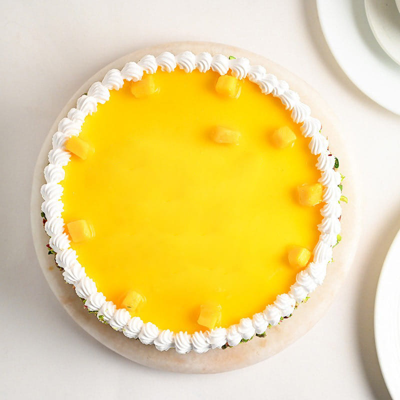 Mango Compote Pistachio Cake