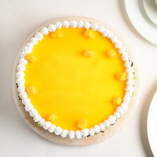 Mango Compote Pistachio Cake