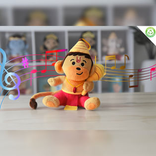 Mantra Chanting Baby Hanuman Soft Toy
