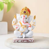 Marble Divine Ganesha Murti