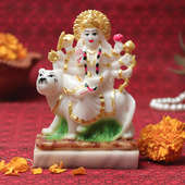 Marble Maa Durga Idol