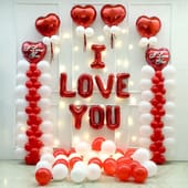 Romantic Love Balloon Decor
