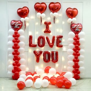 Romantic Love Balloon Decor