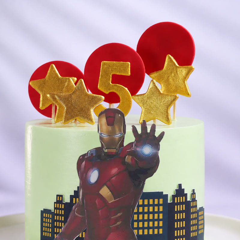 Marvel Hero Iron Man Cake