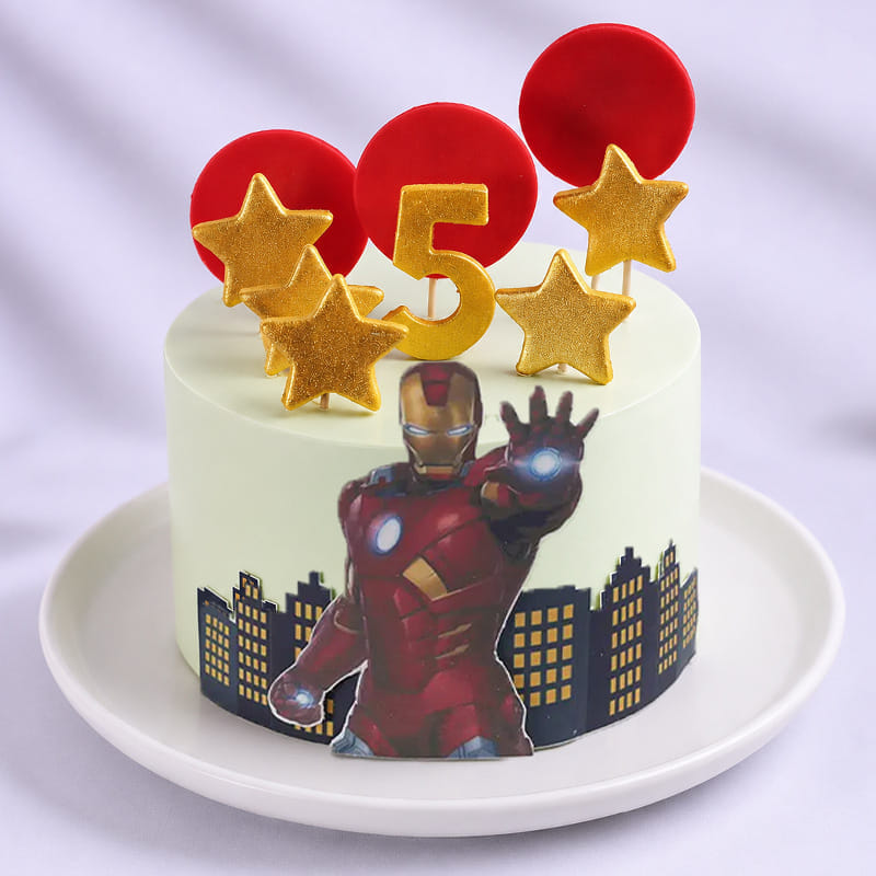 Marvel Hero Iron Man Cake
