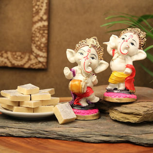 Marvellous Ganesha Statue Duo