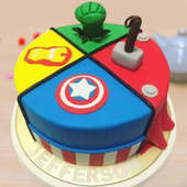 Marvelous Heroes Cake