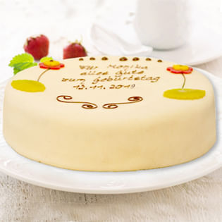 Marzipan Cake With Lubek Art
