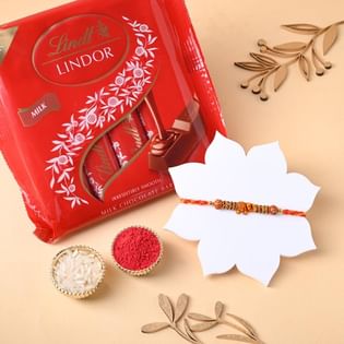 Mauli Rakhi N Lindt Lindor Chocolates
