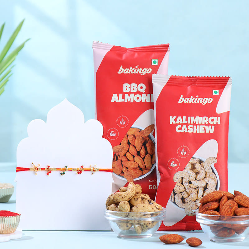 Mauli Rakhi With Almonds N Cashews