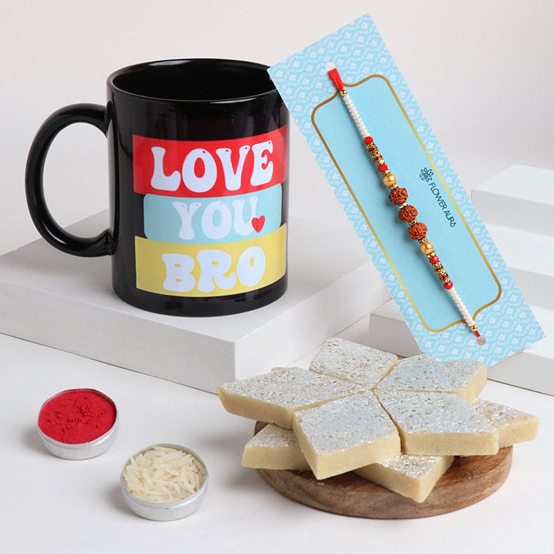 Mauli Rakhi With Ferrero Rocher N Mug (Rakhi Combo)