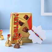 Send Mauli Rakhi With Toblerone Chocolate to UK