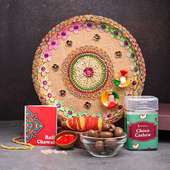 Mauli With Choco Cashew N Designer Thali - Bhai Dooj Chocolates