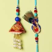 Mayur Pankh Bhaiya Bhabhi Rakhi