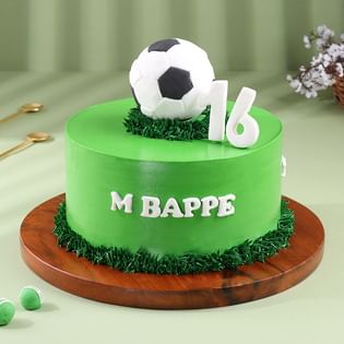 Mbappe Foorball Theme Cake