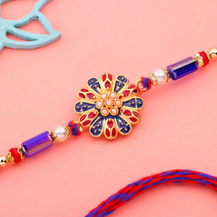 Meenakari Bloom Rakhi