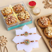 Meenakari Pearl Studded Rakhis N Baklava Tarts