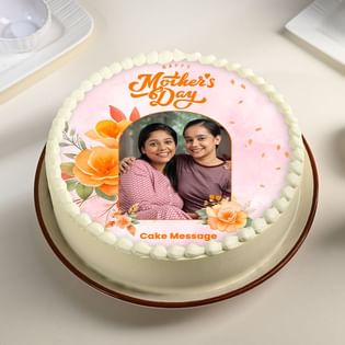 Memorable Moments Photo Cake For Mum