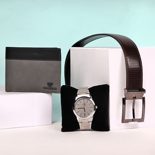 Mens Watch N Accessory ComboA Premium Wallet
