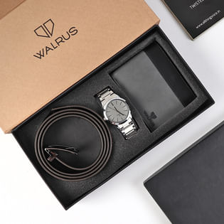 Watch N Accessory ComboA Premium Wallet - Birthday Gifts For Husband