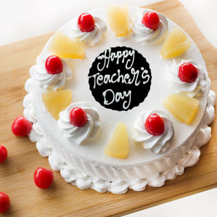 Teachers Day Pineapple Cake