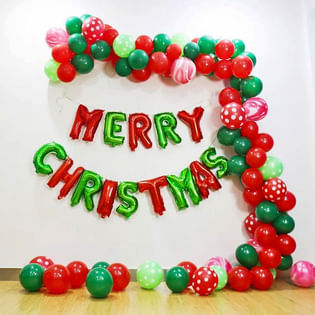 Merry Balloon Wonderland Christmas Joy