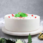 Side View of Merry Christmas Cake