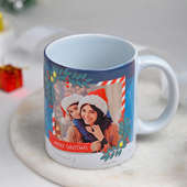 Top View of Merry Christmas Custom Mug
