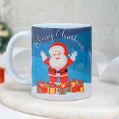 Side View of Merry Christmas Custom Mug