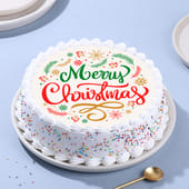 Merry Christmas Customised Cake