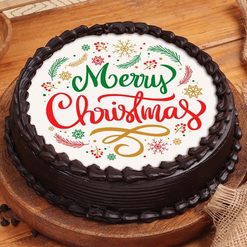 Christmas Vibe Chocolate Cake