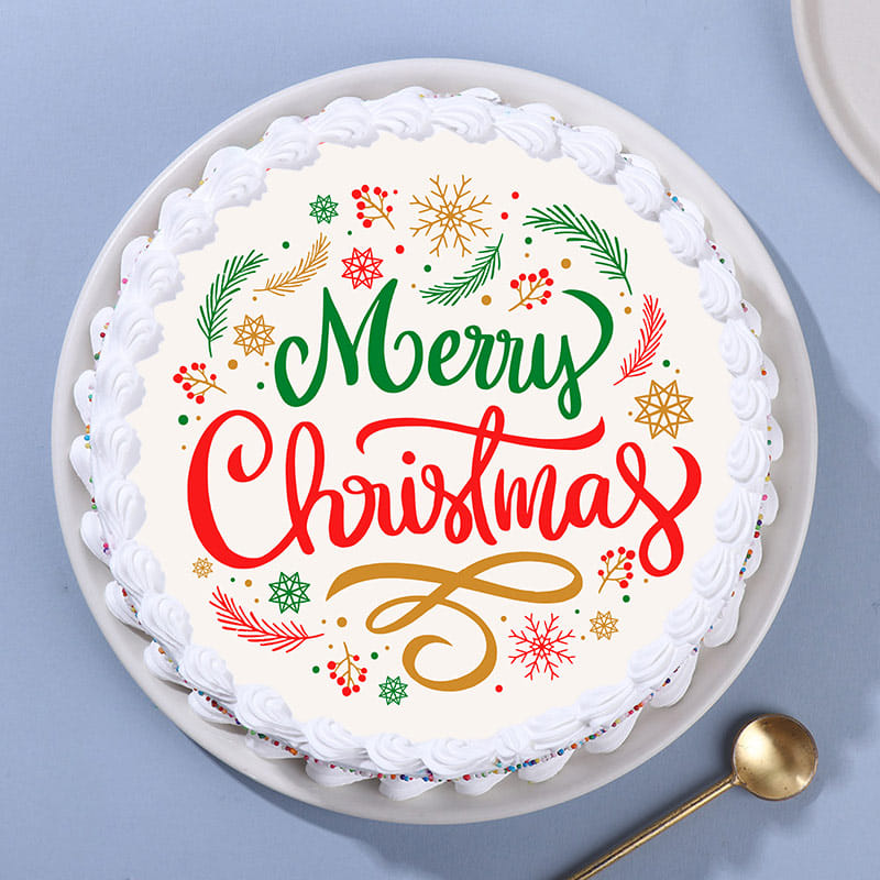 Merry Christmas Customised Cake