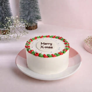Merry Christmas Mini Chocolate Cake