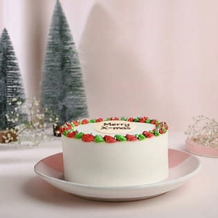Merry Christmas Mini Chocolate Cake