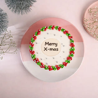 Merry Christmas Mini Chocolate Cake