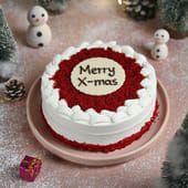 Merry Christmas Red Velvet Cake