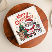 Merry Christmas Sprinkle Cake