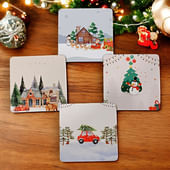Merry Moments Christmas Coasters